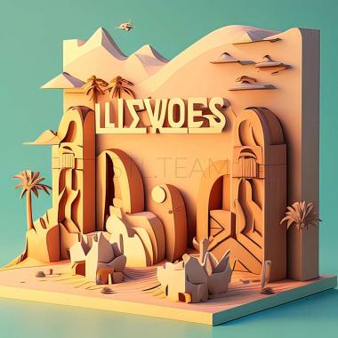 3D модель Игра «Пляжные каникулы в Цвуггелсе» (STL)